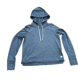 Vuori Women's Halo Essential Hoodie Size L Heather Gray thumbnail 1