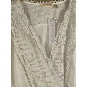 NWT Soft‎ Surroundings White Linen Lace Araminta Boho Tiered Maxi Dress 20W 20 W thumbnail 3