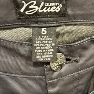 Celebrity Blues Women Skinny Coated Jeans Blue Sz 5 SJ20136D47 NWT‎ Party Biker thumbnail 6