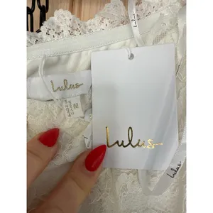 NWT Lulus Beloved Promise White Lace Off-the-Shoulder Mermaid Dress Bridal Sz M thumbnail 6