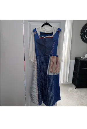 Adult Peasant Belle Costume - Beauty and the Beast Movie Women’s Small 4-6 thumbnail 12