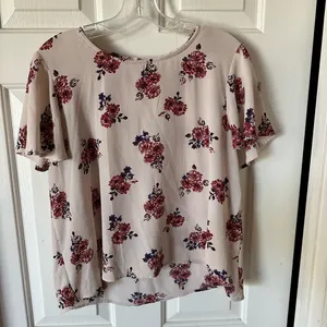 Rewind White floral blouse thumbnail 1