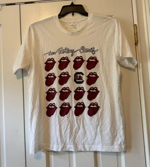 Rolling Stones University of South Carolina Gamecocks Graphic T-Shirt Size Large thumbnail 1