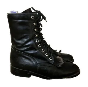 Circle A Paddock Boots Womens 5 1/2 M Black Leather Riding Equestrian thumbnail 1