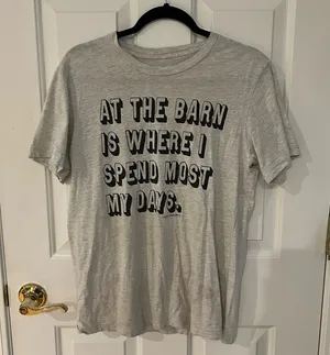 Barn Shirt Gray Size M thumbnail 1