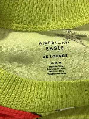 American Eagle Lounge Grinch Top Size Medium thumbnail 3