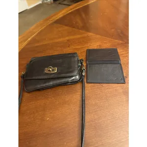 Wilsons Leather Wallet Black Wallet/ Mini Crossbody thumbnail 9