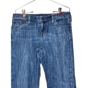 Gap Women's Jeans Flare Stretch Mid-Rise Medium Wash Denim Pants‎ Mexico Sz. 8R thumbnail 4
