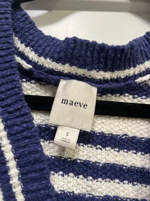 Anthropologie Striped Sweater Vest thumbnail 3