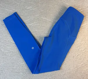 Women's Lululemon Size 0 Swift Speed High Rise Tight 28" Pockets Blue Athletic thumbnail 1