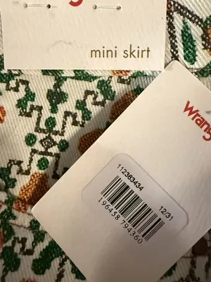 Free People x Wrangler Patterned Mini Skirt thumbnail 4