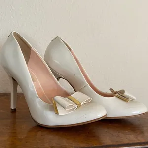 Andrea‎ Heels White Size 7 thumbnail 6