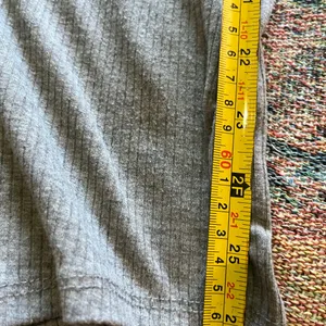 Bozzolo Gray Ribbed One-Piece Bodysuit SZ S Top Minimalist Y2K Petite Sleeveless thumbnail 9