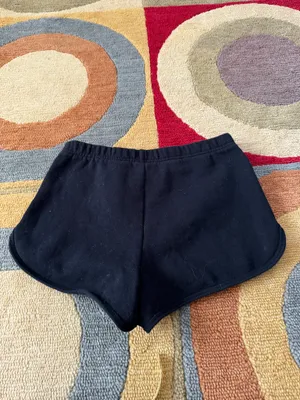 Aritzia Black Lounge Fleece Comfy Very Mini Shorts 2” Inseam Women’s Size XS thumbnail 5