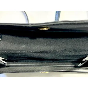 Time and Tru Eden Flap Wallet Crossbody Bag Black Faux Leather Clutch Purse NWT thumbnail 7