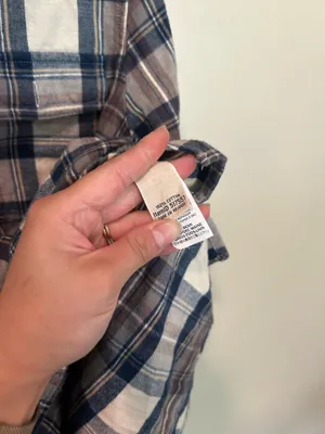 Granola Girl plaid LL Bean flannel thumbnail 6