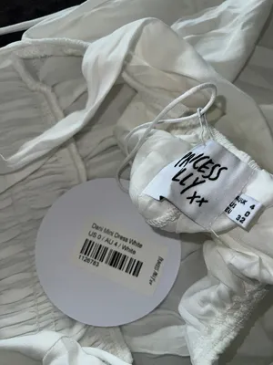 Princess Polly Dani Mini Dress in White thumbnail 8