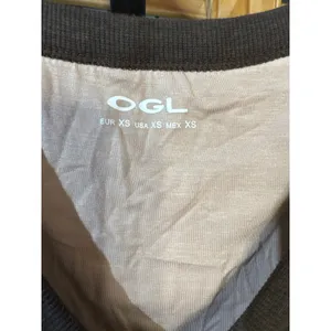 OGL Softly V Neck Built In Bra Tank Top Slate Blue Ribbed Women Size XS NWT thumbnail 4
