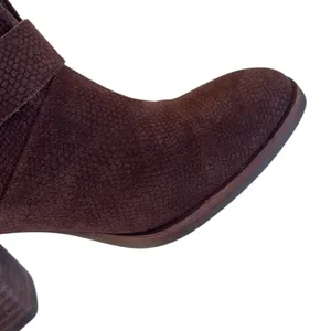 EUC Isola Leather Lavoy Heeled Boots Brown Size 7 1/2 thumbnail 3