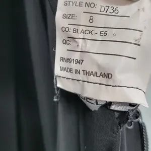 Alfred Sung Maxi Dress Womens 8 Black Ballet Top Taffeta Skirt V-Neck 3/4 Sleeve thumbnail 6