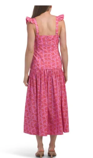 Floral maxi dress Pink Size 0 thumbnail 6