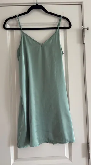 Green azazie slip dress thumbnail 1