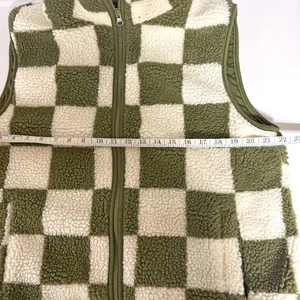 Double Zero Checkered Sherpa Vest thumbnail 7
