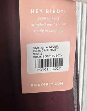 Birdy Grey Maria Cabernet Dress NEW thumbnail 5
