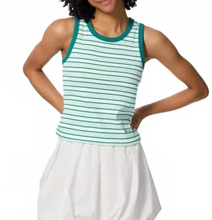 Uniqlo GU Cotton Multi-Striped Tank Top Museum of Ice Cream NWT Small thumbnail 1