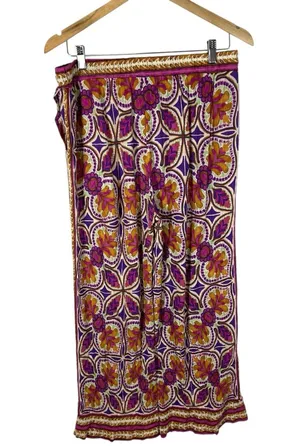 Emerson Rose‎ Women Multicolor Casual Pants Size M Boho Beaded Retro Casual thumbnail 2