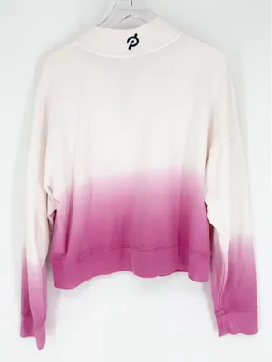 Peloton 1/4‎ Zip Ombré Sweatshirt Women's Size XL Athleisure thumbnail 1