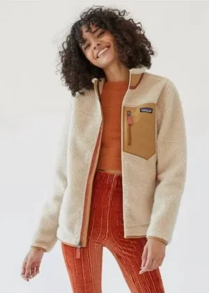 Patagonia Classic Retro-X Jacket Natural with Nest Brown XL thumbnail 1