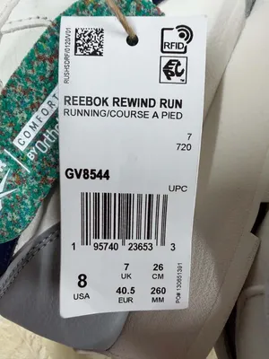 Reebok Rewind Run Sneakers GV8544 White Grey3 Blue Size 8 Men thumbnail 9