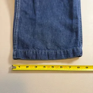 Imogene + Willie Cotton Linen Utility Trousers Jeans M Military Workwear Artisan thumbnail 7