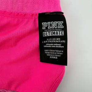 Victorias Secret PINK‎ Women S Ultimate Unlined Racerback Sports Bra Pink Mesh thumbnail 4