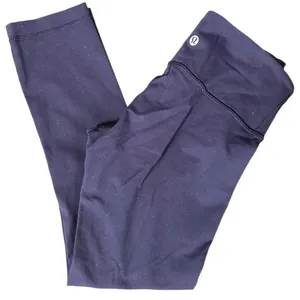 Lululemon Women’s Size 2 Navy Dark Blue Wunder Under Performance Crop Leggings thumbnail 2