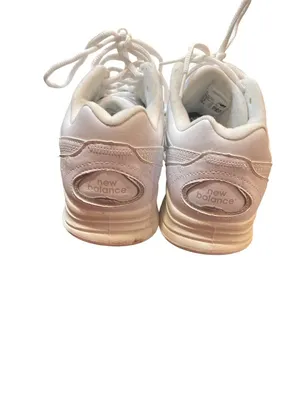New Balance 577 wms SL2 white leather low top walking sneakers sz 8.5D SKU 10-3 thumbnail 12