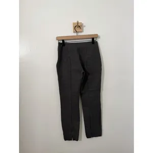Quince Ultra-Stretch Ponte Pintuck Ankle Pant Small Charcoal Grey Workwear thumbnail 6