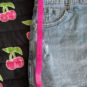 New Juicy Couture Light Denim Skirt with Heart Accent thumbnail 6