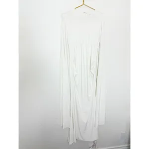 Club L London Divine Timing White Maternity Maxi Dress Cape Sleeves Size 10 thumbnail 4