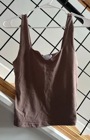 Brown Tank Top thumbnail 1
