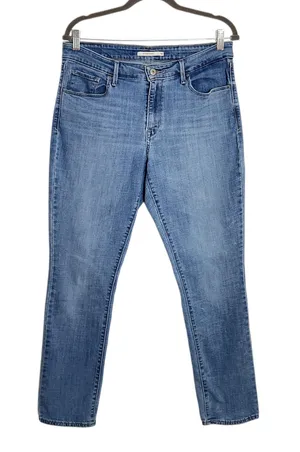 Levi’s Light Wash Mid-Rise Skinny Jeans Size 14 thumbnail 1