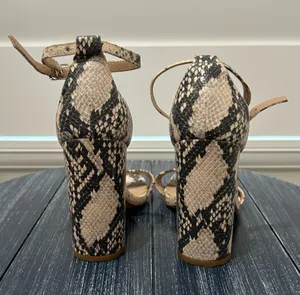Steve Madden Snake Print Heels thumbnail 6