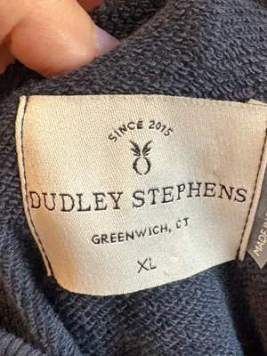Dudley Stephens French Terry P'Town Pullover Blue with Stars Size XL thumbnail 7