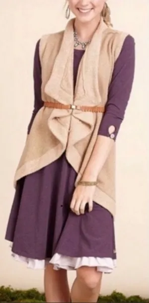 Matilda Jane purple queen of hearts dress size small‎ thumbnail 1