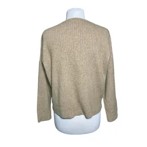 MADEWELL Women’s Preppy Rib Knit Button Up Wool Blend Cardigan thumbnail 5