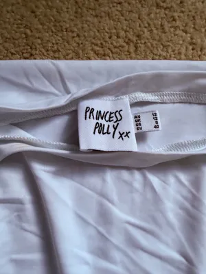 Princess Polly White Long Sleeve Top thumbnail 2