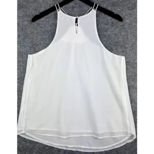 Naked Zebra Ladies Halter Blouse, Bead Embellished Front, Sleeveless, Size Large thumbnail 2