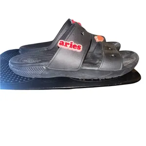 Crocs Unisex Baya Two-Strap Slide Sandals, Black Womens Size 7 thumbnail 2