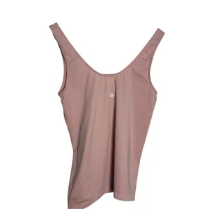Alo Yoga Light Pink Sleeveless Scoop Neck Athletic Workout Tank Top Size Small thumbnail 4